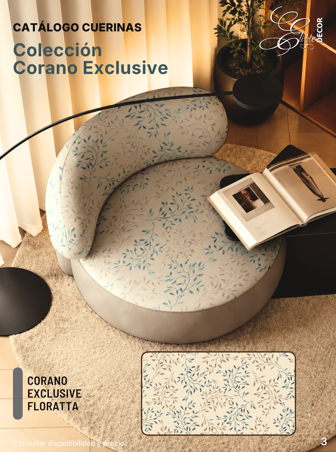 Cuerina Corano Exclusive Floratta