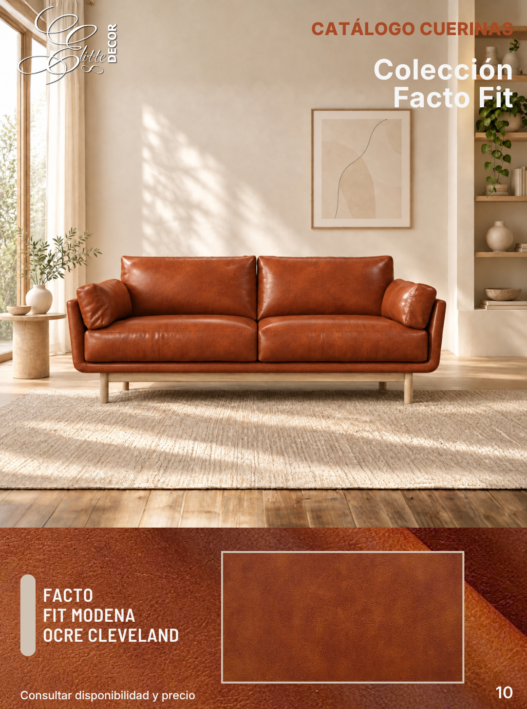 Cuerina Facto Fit Modena Coral Cleveland