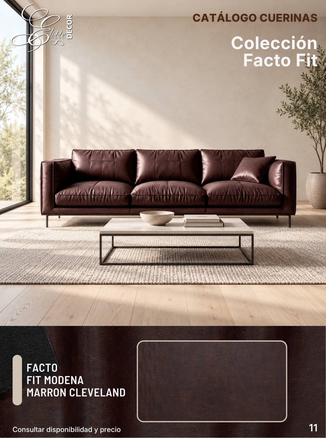 Cuerina Facto Fit Modena Marrón Cleveland