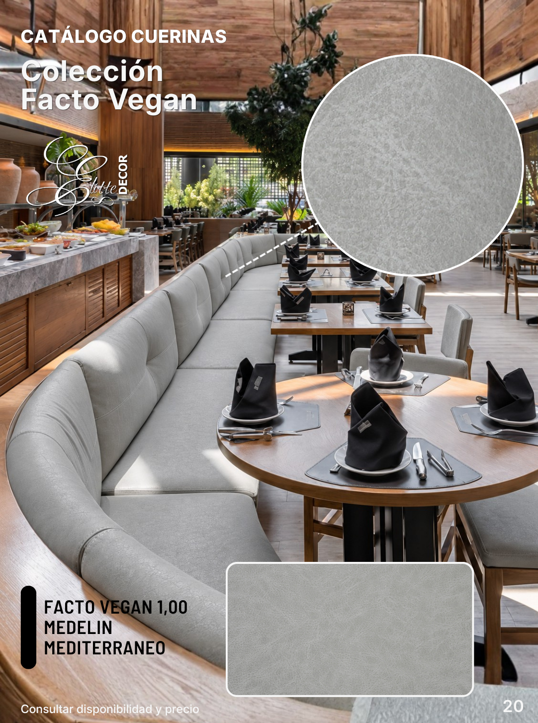 Cuerina Facto Vegan 1,00 · Medelin Mediterráneo